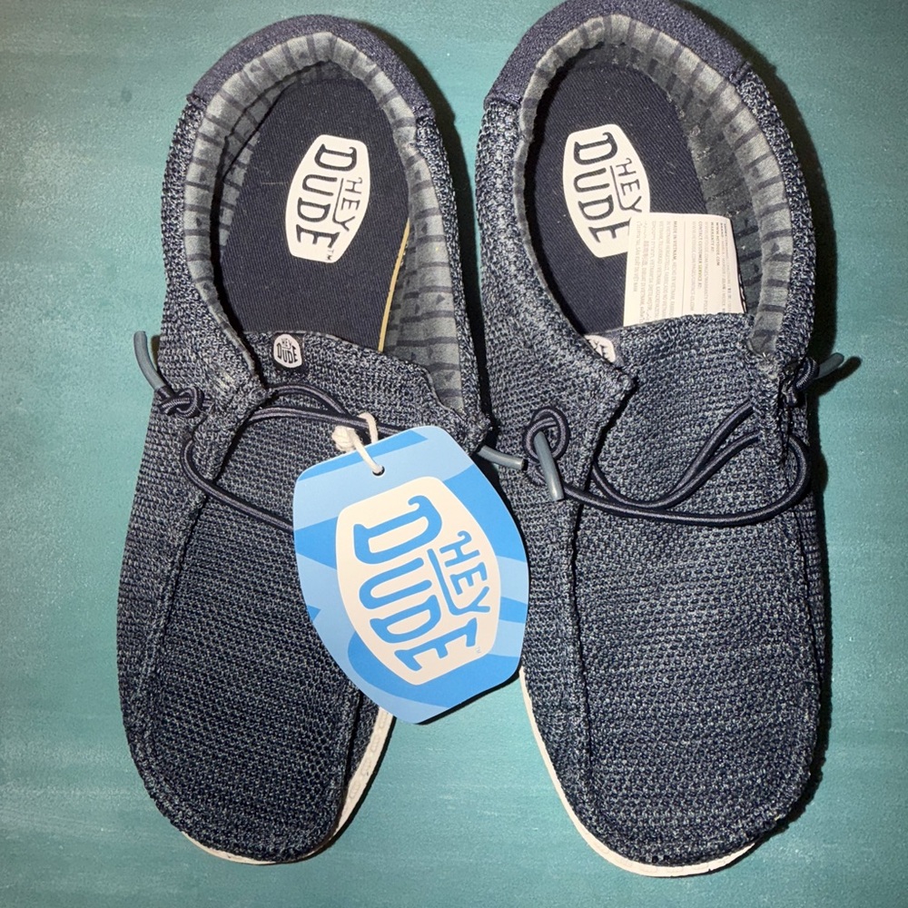 Hey Dude Kids Shoes - Navy